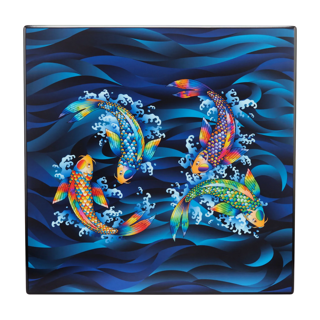 S.T. DUPONT Cigar Humidor Koi Fish Blue 001397