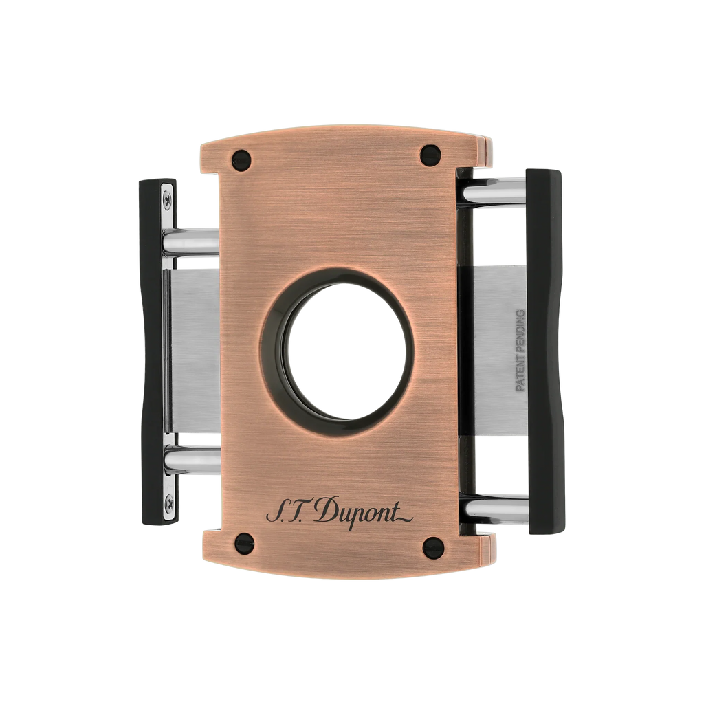S.T. DUPONT Cigar Cutter/Coupe Cigare Brush Bronze Vintage 003421