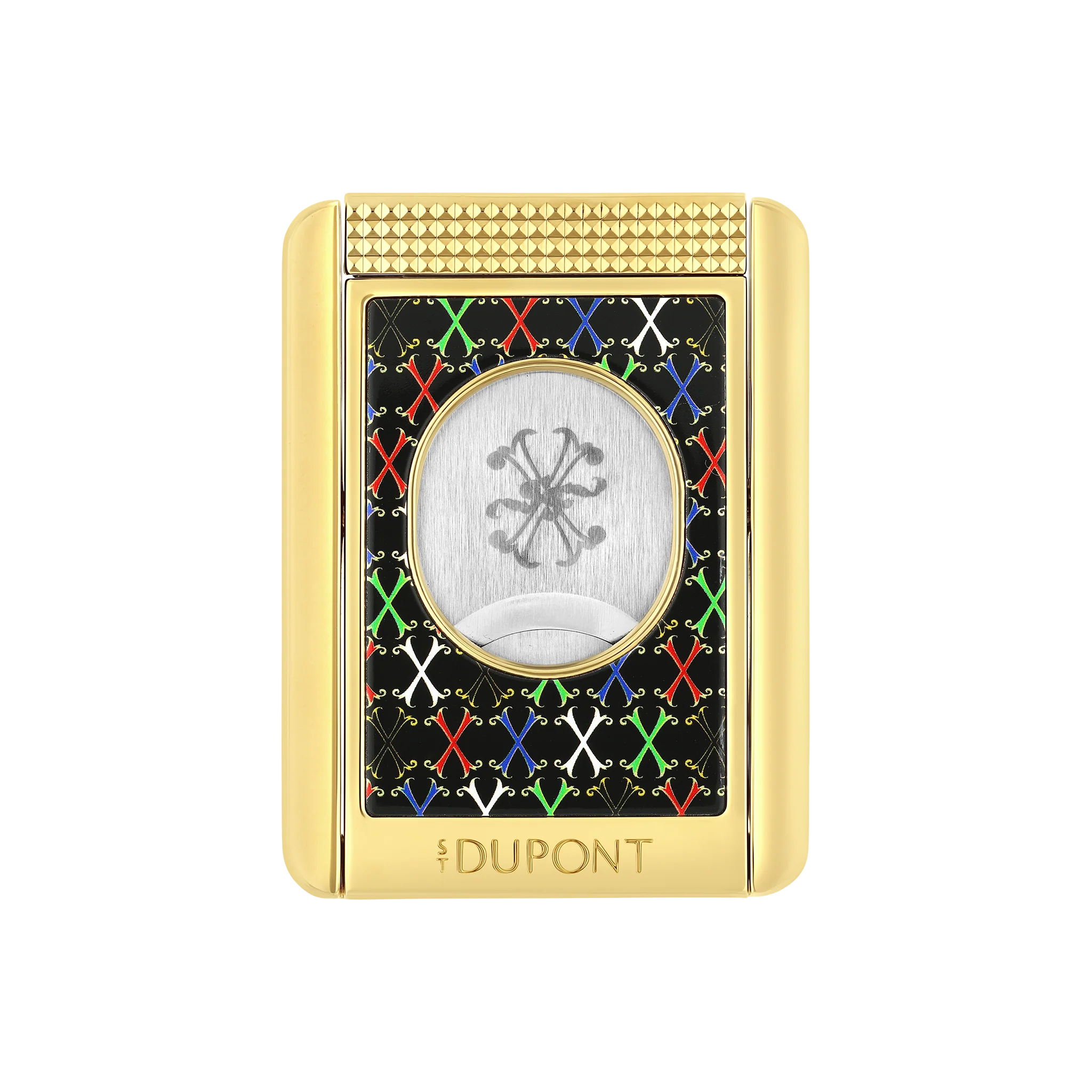 S.T. Dupont Fuente Multicolor Lacquered Cigar Cutter/Stand 003460F