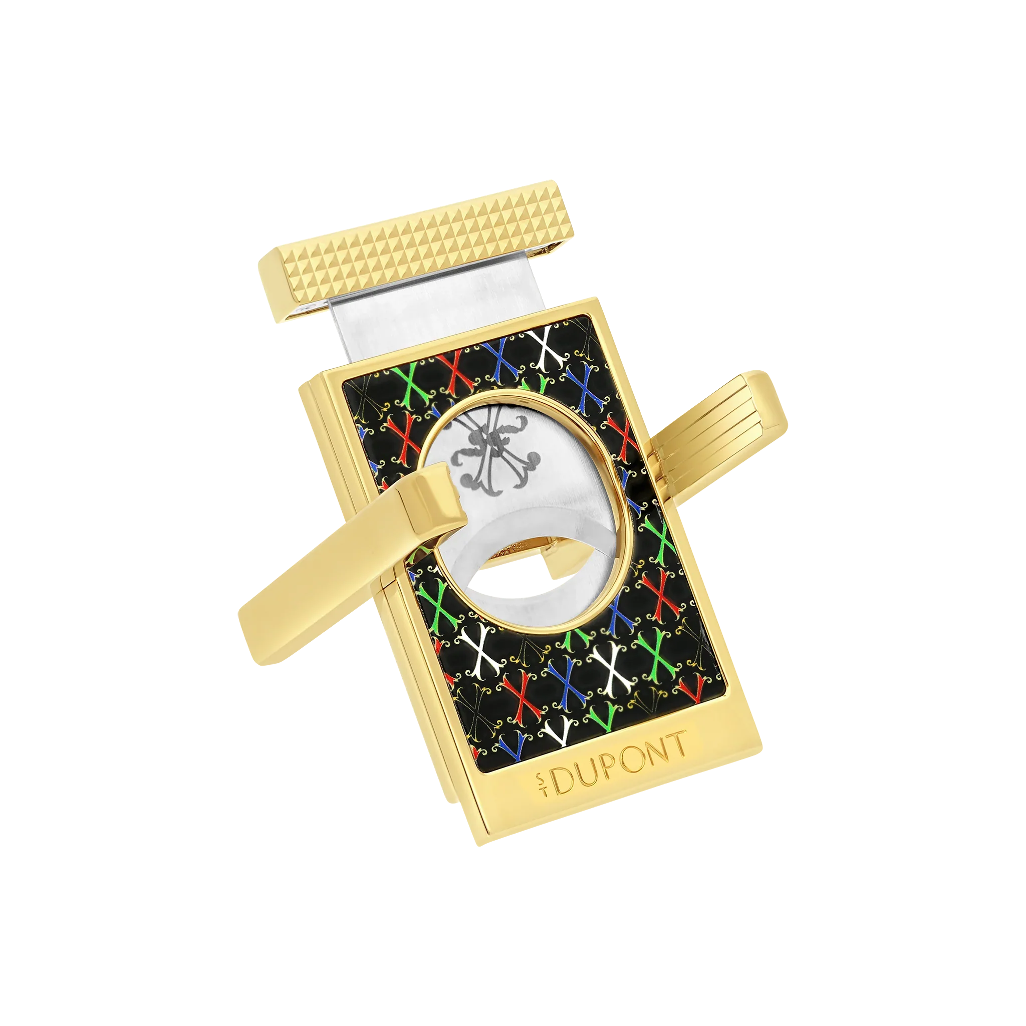 S.T. Dupont Fuente Multicolor Lacquered Cigar Cutter/Stand 003460F