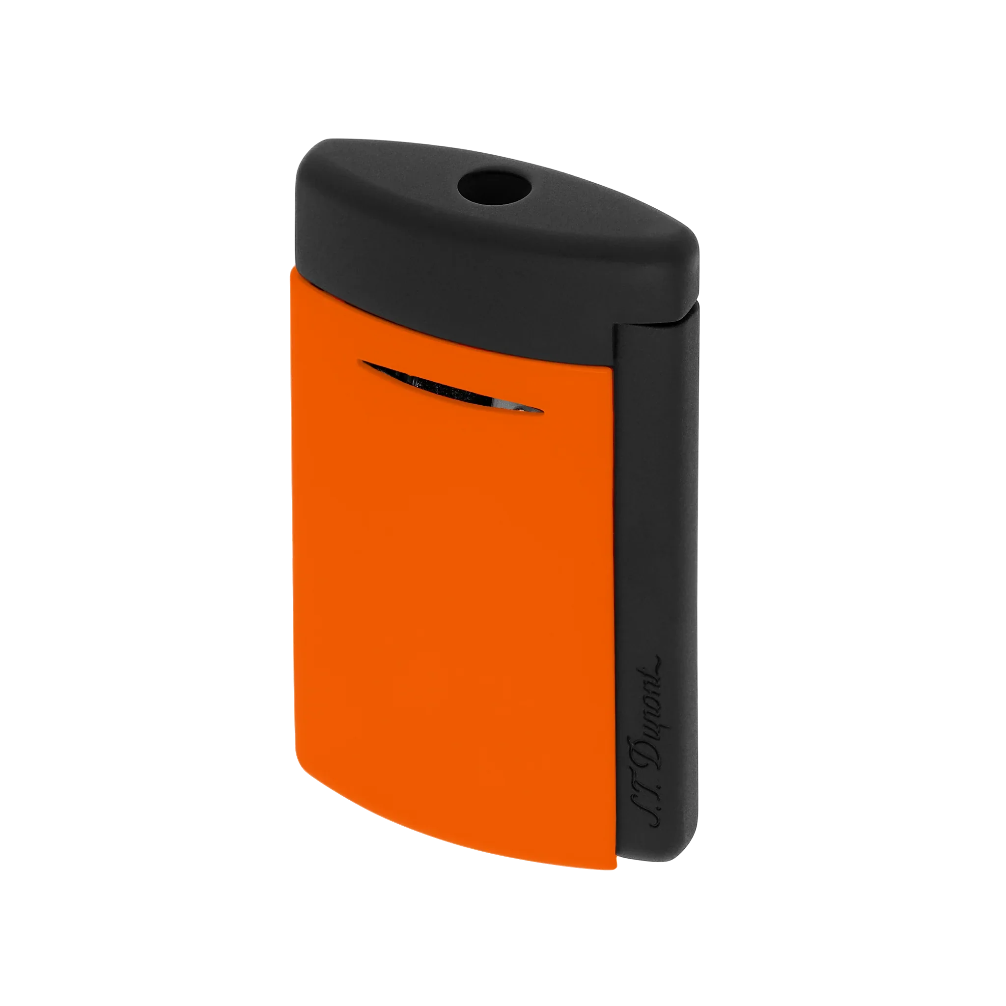 S.T. DUPONT Minijet Lacquer Neon Orange Lighter/Briquet 010869