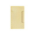 S.T. DUPONT INITIAL DIAMOND HEAD GOLD LIGHTER/BRIQUET 020821