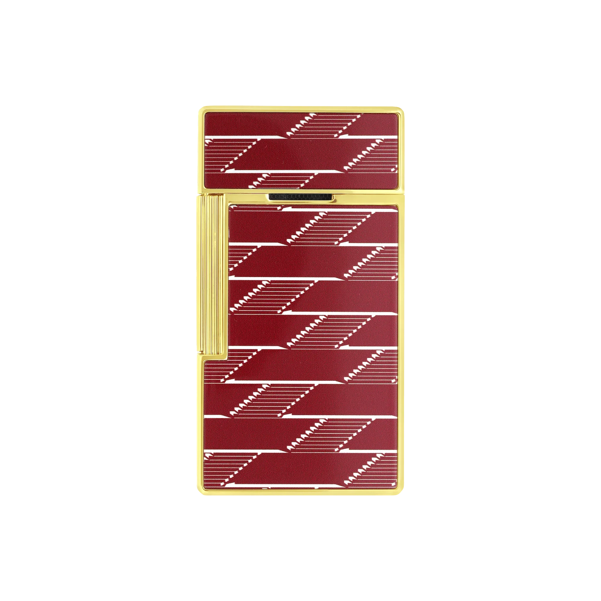 S.T. DUPONT Biggy Monogram 1872 Burgundy Lacquered Lighter/Briquet 025078B