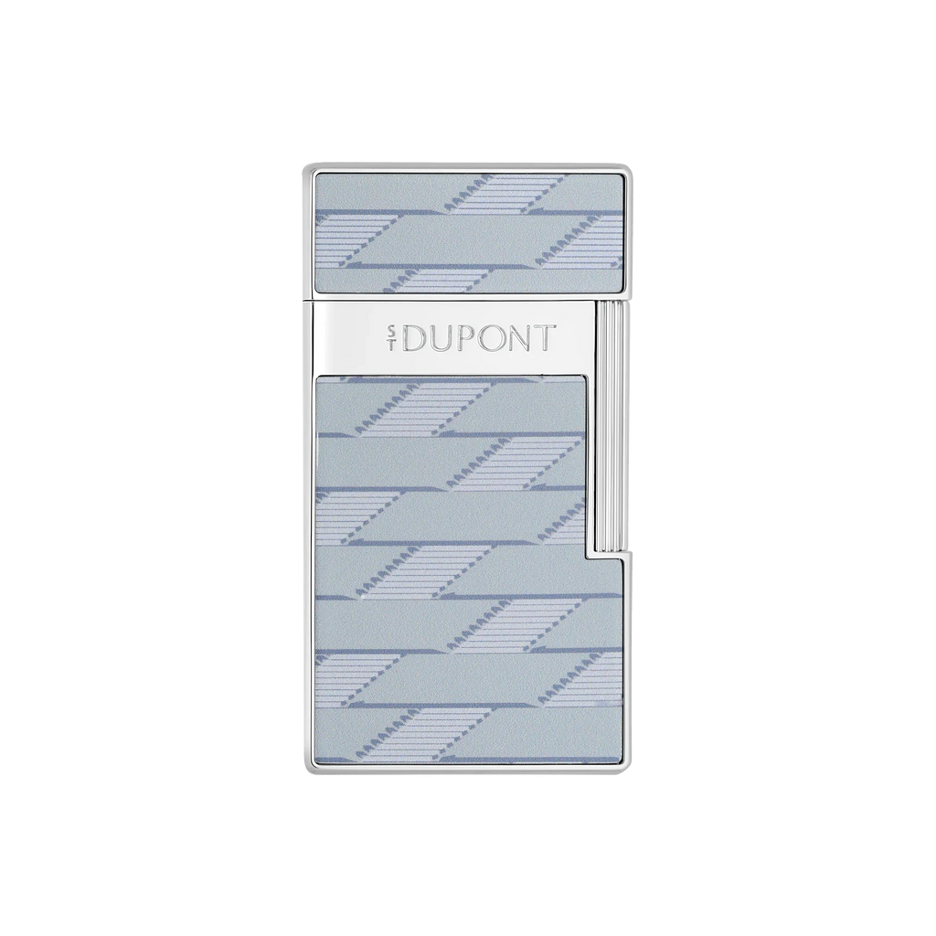 S.T. DUPONT Biggy Monogram 1872 Grey Lacquered Lighter/Briquet 025080
