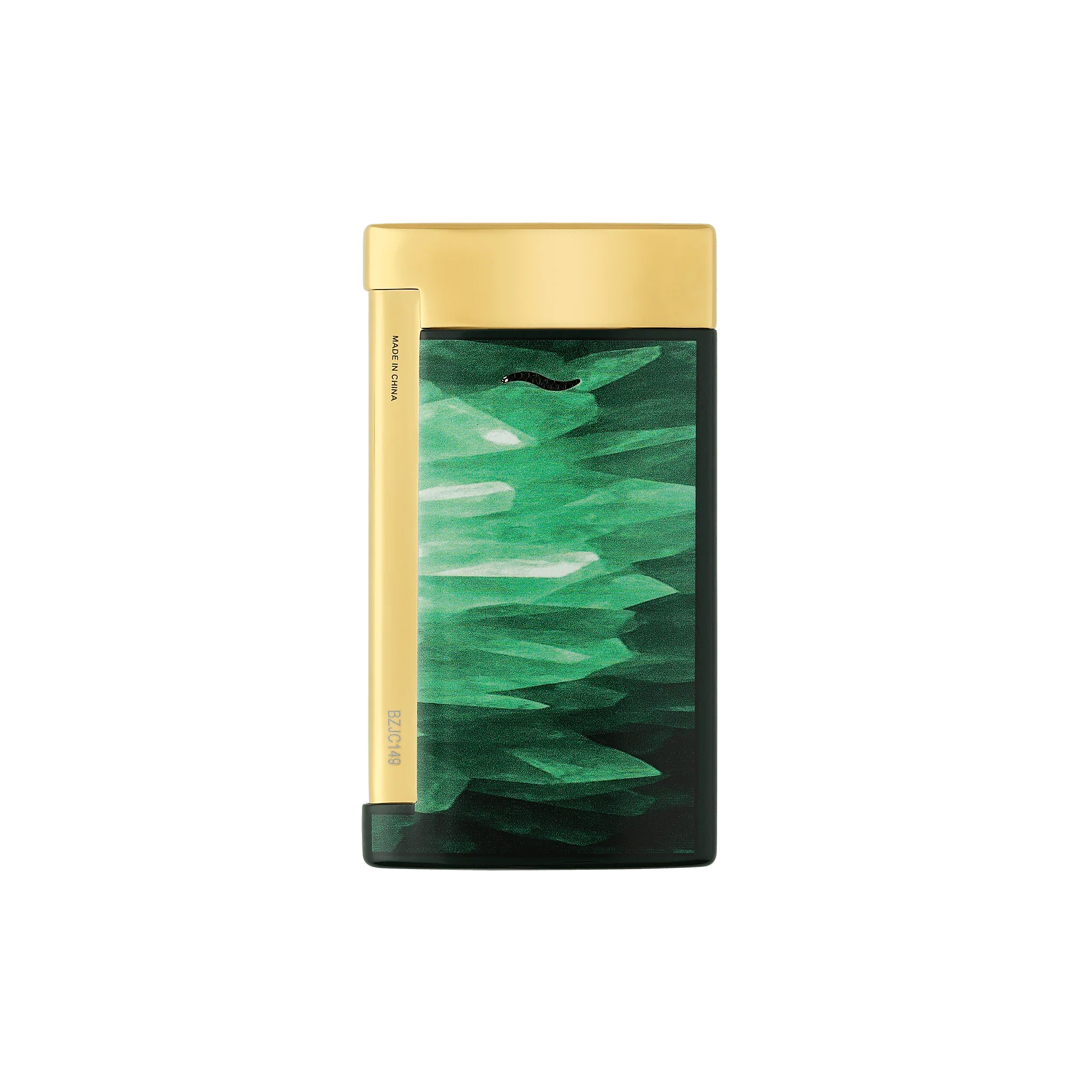 S.T. Dupont Slim 7 Géode Green Lacquered Lighter/Briquet 027036