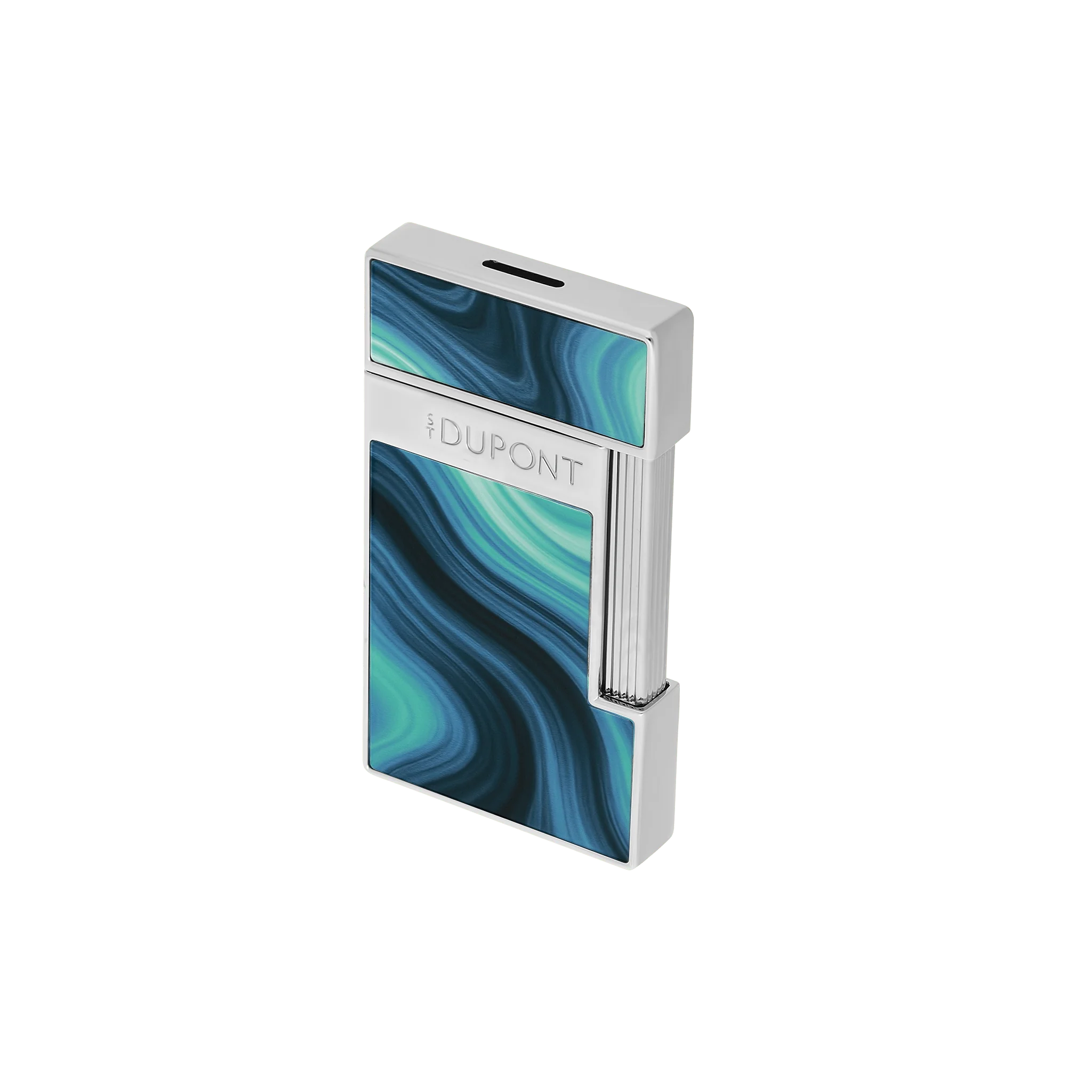 S.T. Dupont Slimmy Géode Blue Lacquered Lighter/Briquet 028035