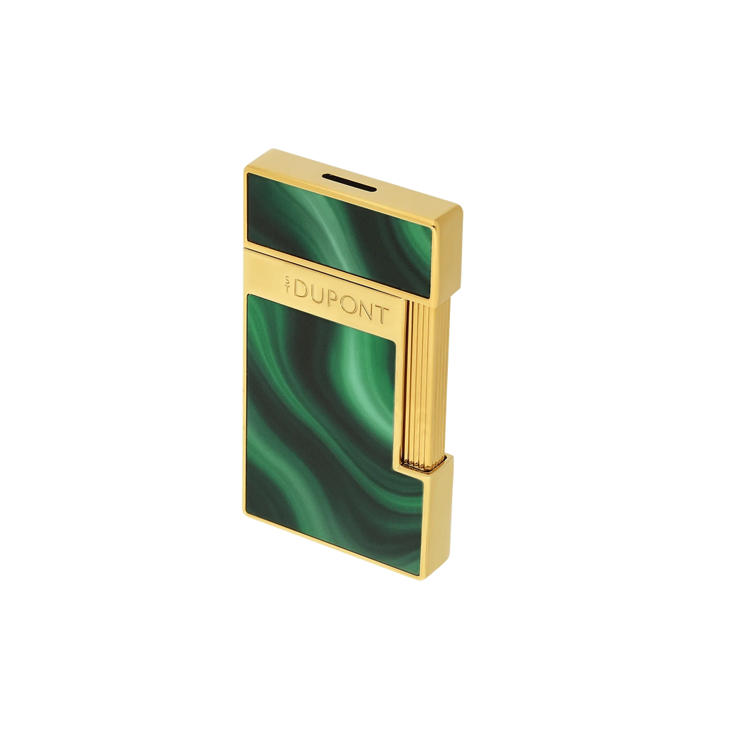 S.T. Dupont Slimmy Géode Green Lacquered Lighter/Briquet 028036