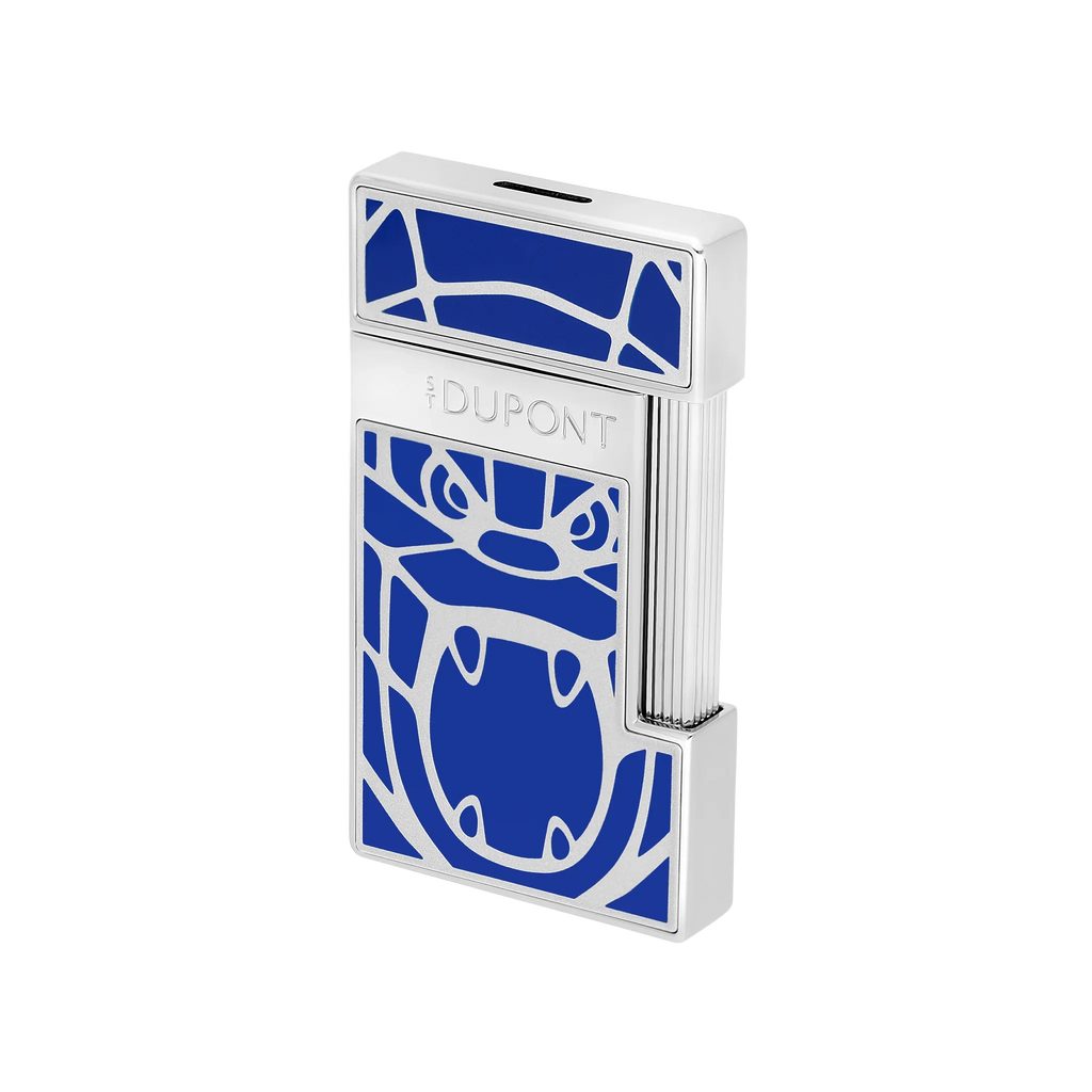S.T. Dupont Slimmy Orlinski Lacquered Blue Lighter/Briquet 028064