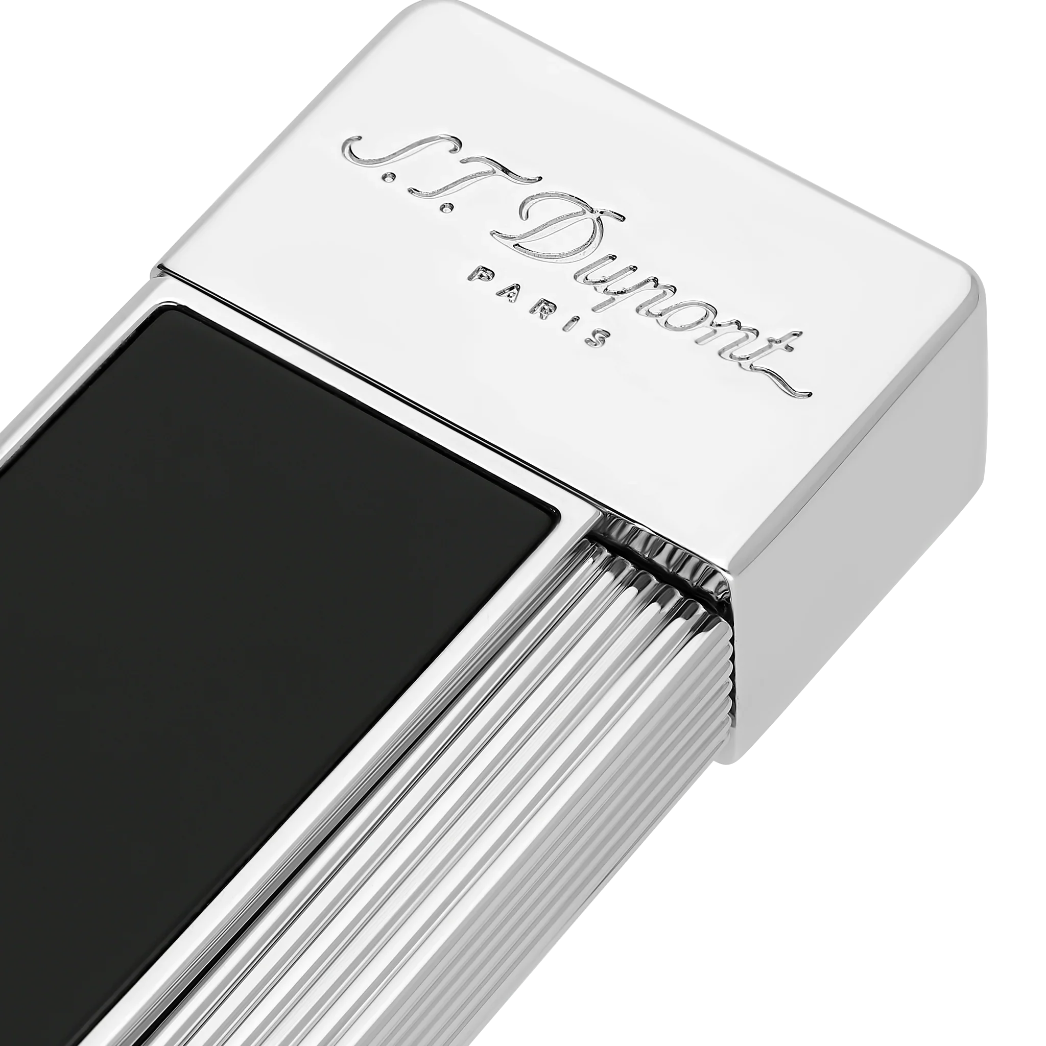 S.T. DUPONT Twiggy Chrome Black Lighter/Briquet 030001