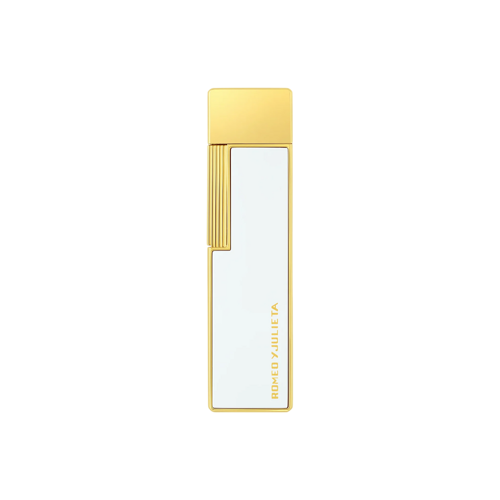 S.T. Dupont Twiggy White Lacquered Romeo y Julieta Lighter/Briquet 030150