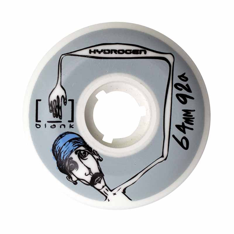 Rollerblade Hydrogen Blank 64mm/92A Wheels (Pack of 4)