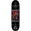 Krooked Skateboard Deck Worrest Chrome Zone Twin Tail 8.3" x 31.9"