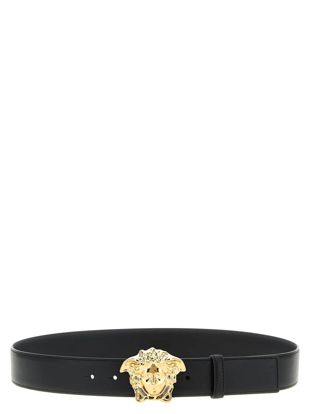 Versace Black Calfskin Regular Belt