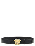 Versace Black Calfskin Regular Belt