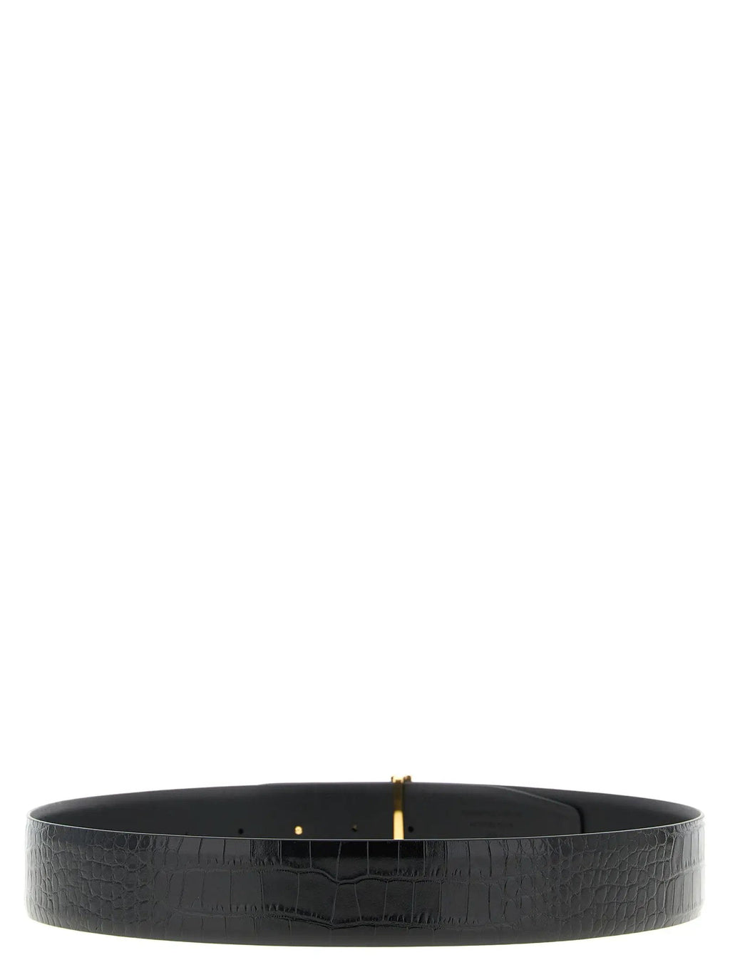 Tom Ford Black Calfskin Regular Belt