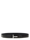 Tom Ford Brown Calfskin Regular Belt
