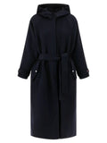 PINKO Blue Polyamide Coat