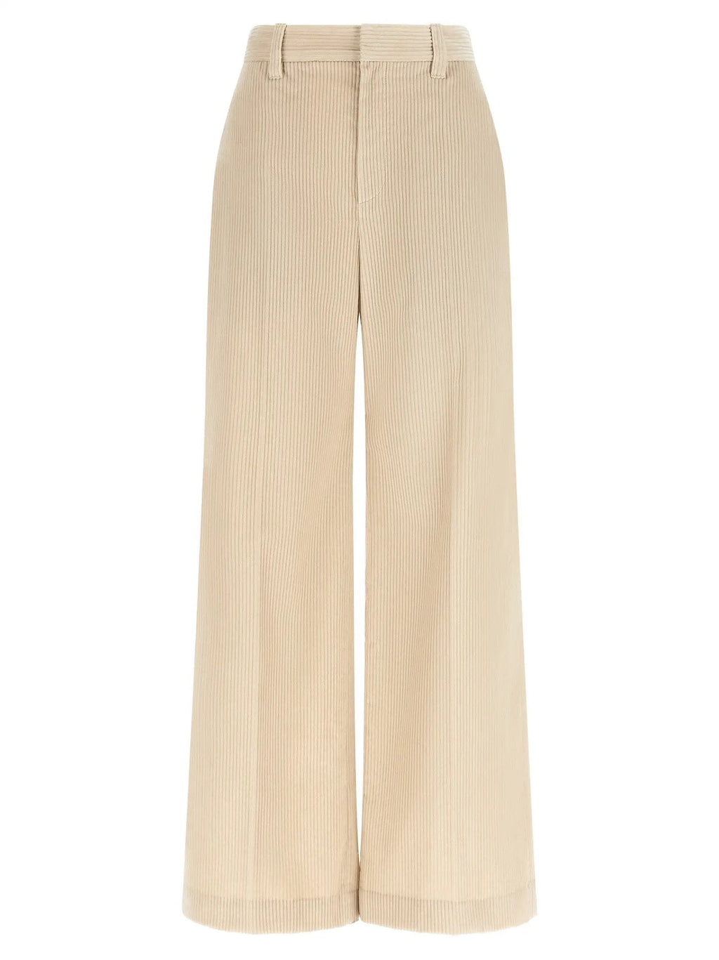 Brunello Cucinelli Beige Cotton Casual Pants