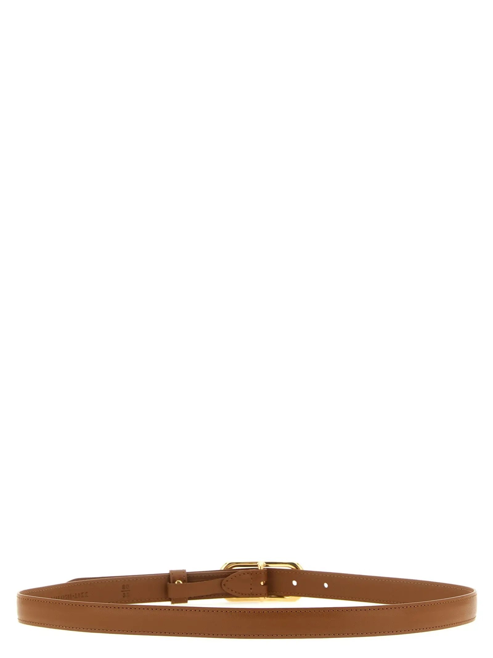 Fendi Brown Calfskin Leather Regular Belt
