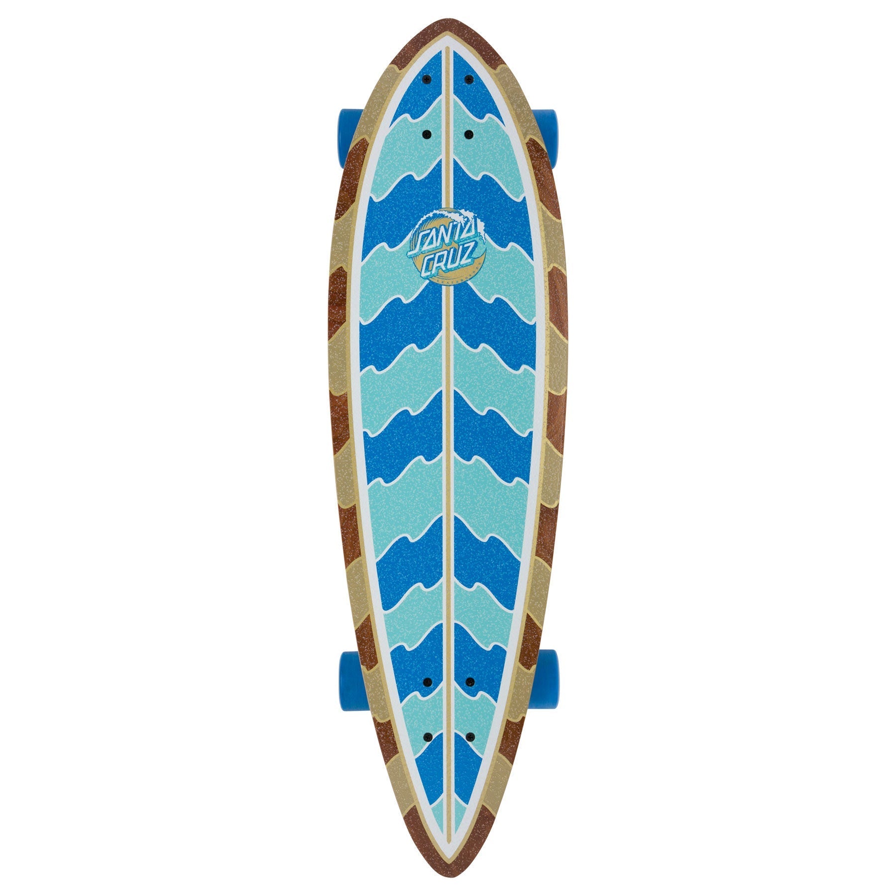 Santa Cruz Longboard Stipple Wave Dot Pintail 9.20" x 33"