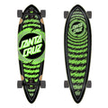 Santa Cruz Longboard Complete Flame Ringed Dot Pintail 9.2" x 33"