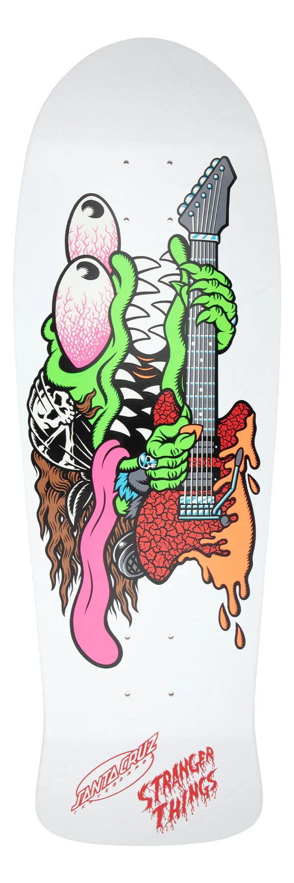 Santa Cruz x Stranger Things Meek Eddie Slasher Reveal Skateboard Deck - 10.1″