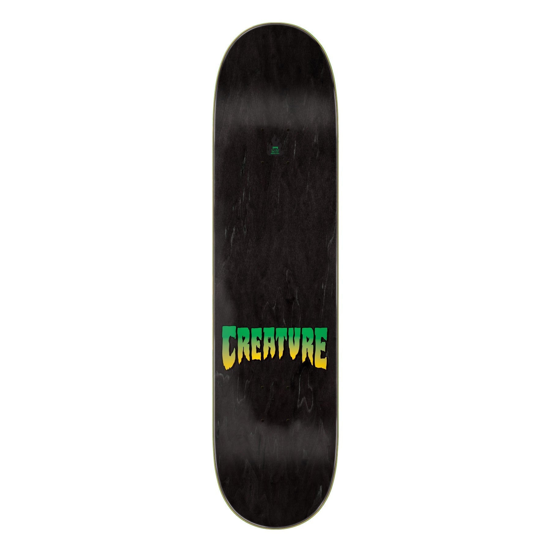 Creature Skateboard Deck Logo Purple 7.5" x 30.6"