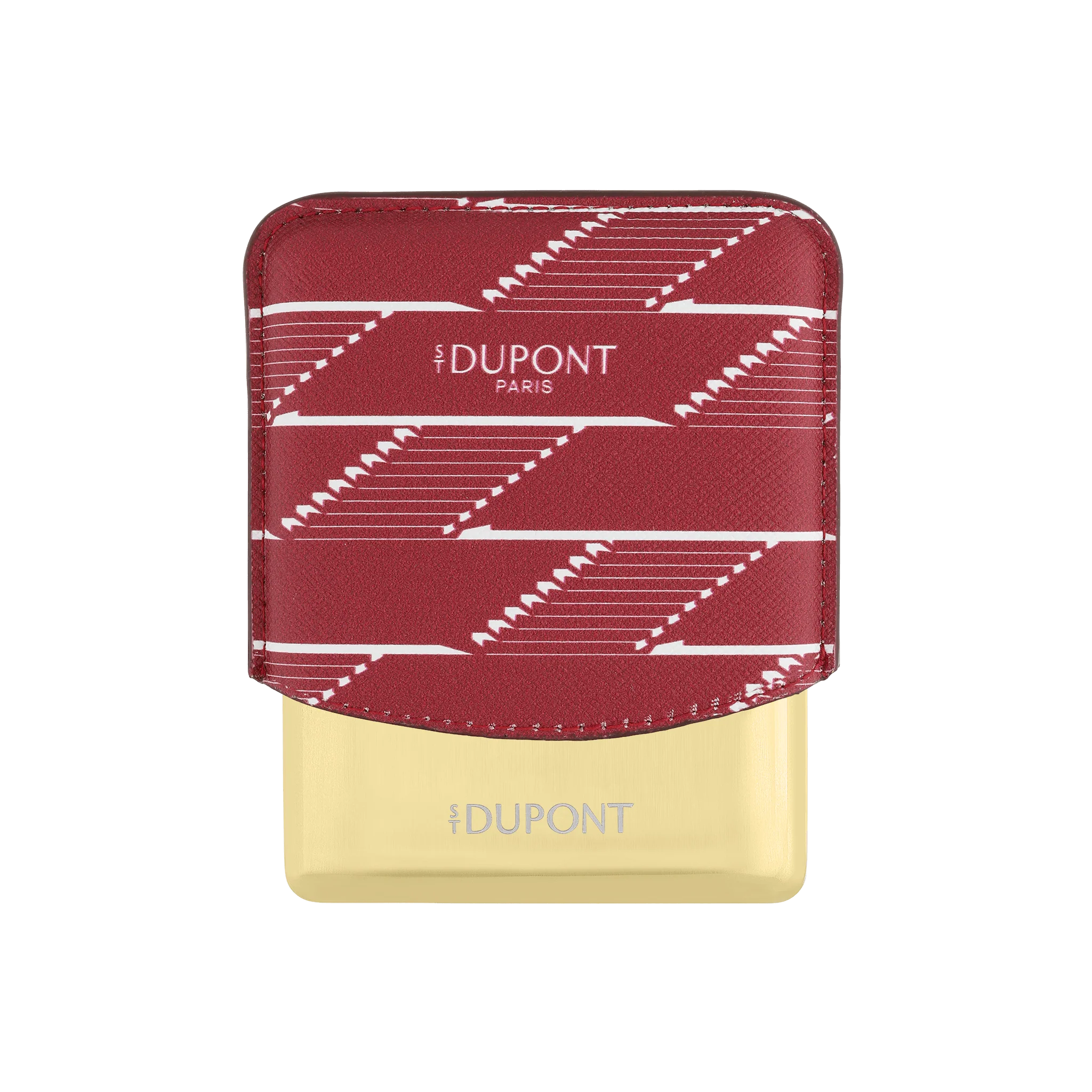 S.T. DUPONT Monogram 1872 Burgundy Coated Canvas Cigarette Case/Étui Cigarette 183178
