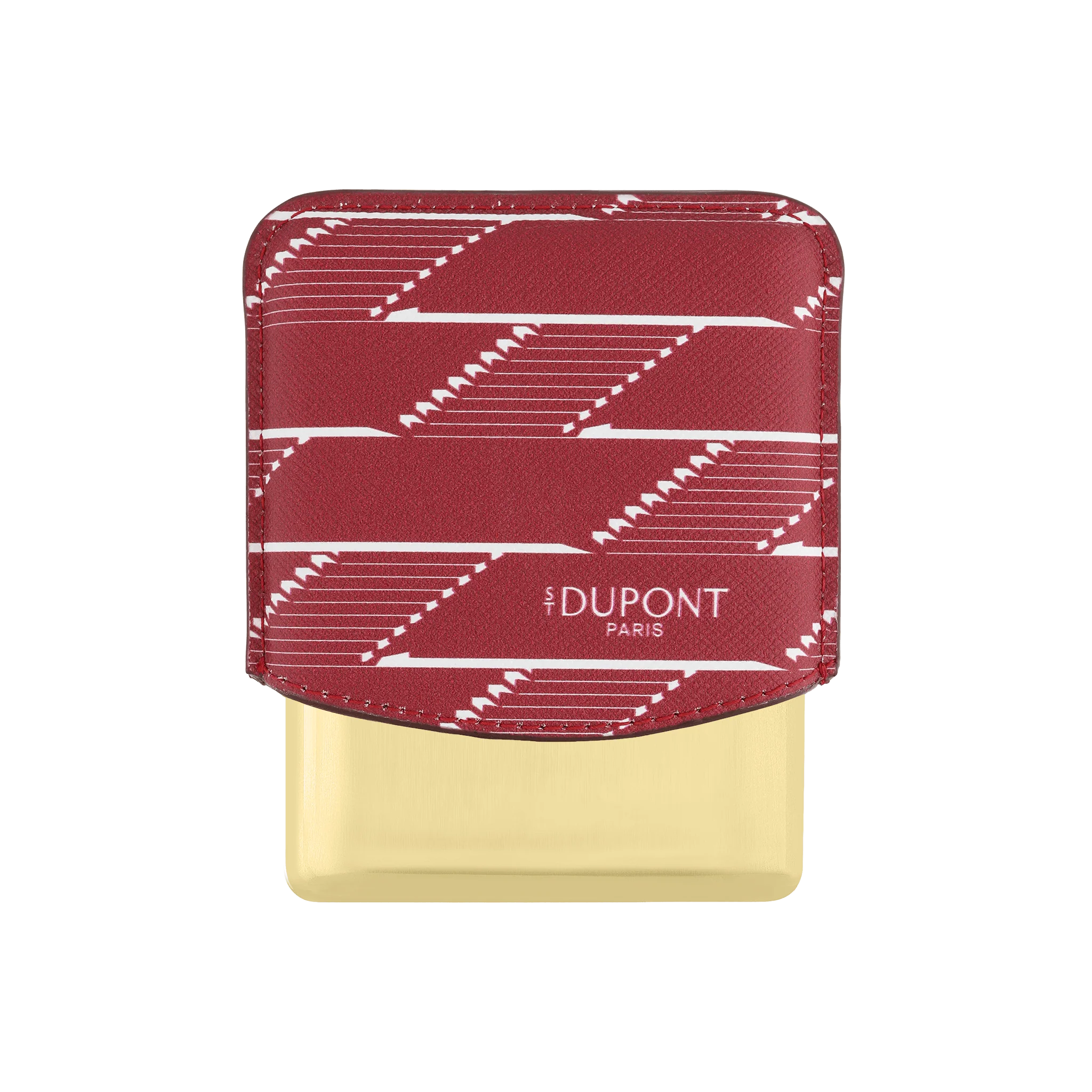 S.T. DUPONT Monogram 1872 Burgundy Coated Canvas Cigarette Case/Étui Cigarette 183178