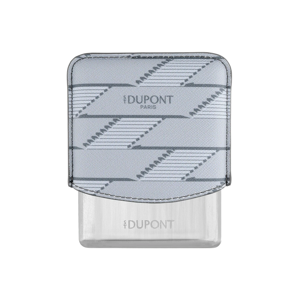 S.T. DUPONT Monogram 1872 Grey Coated Canvas Cigarette Case/Étui Cigarette 183180