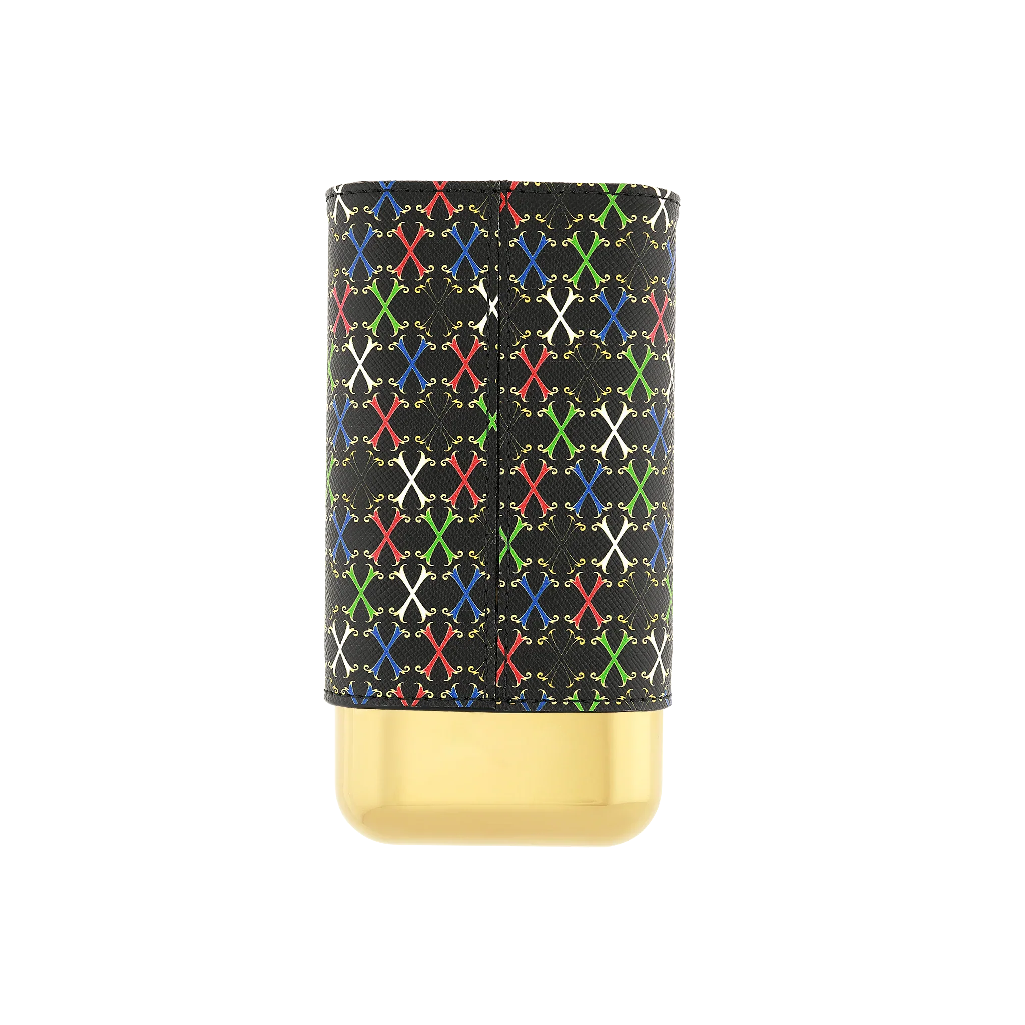 S.T. Dupont Multicolour Leather 3 Cigar Case/Étui 183460