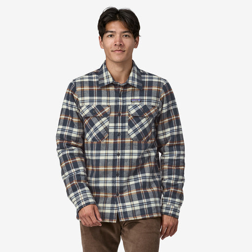 Patagonia Men's Insulated Organic Cotton Midweight Fjord Flannel Shirt Camicia