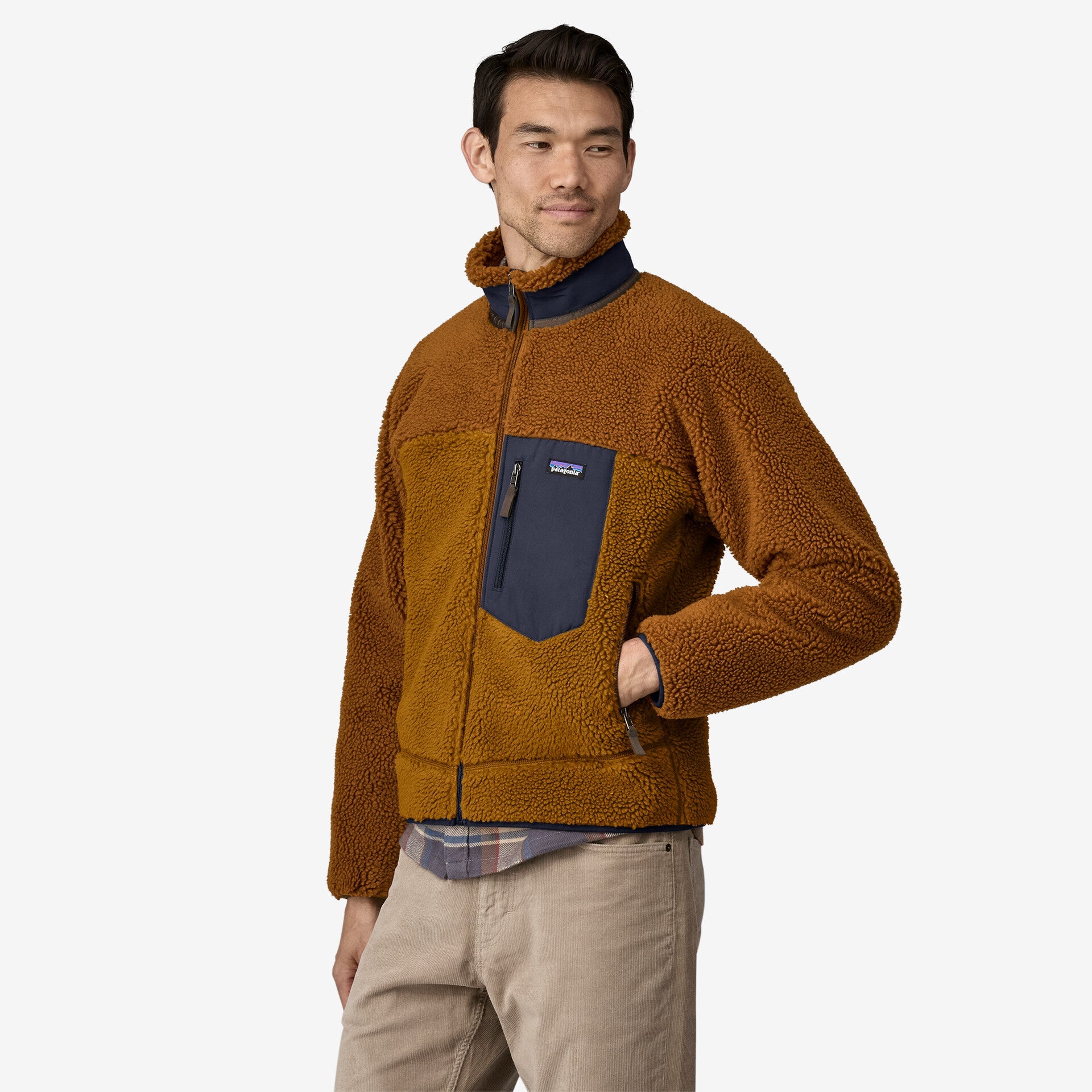 PATAGONIA Orsetto giacca mod. 23056 Classic Retro-X® Fleece Jacket col. Shelter Brown