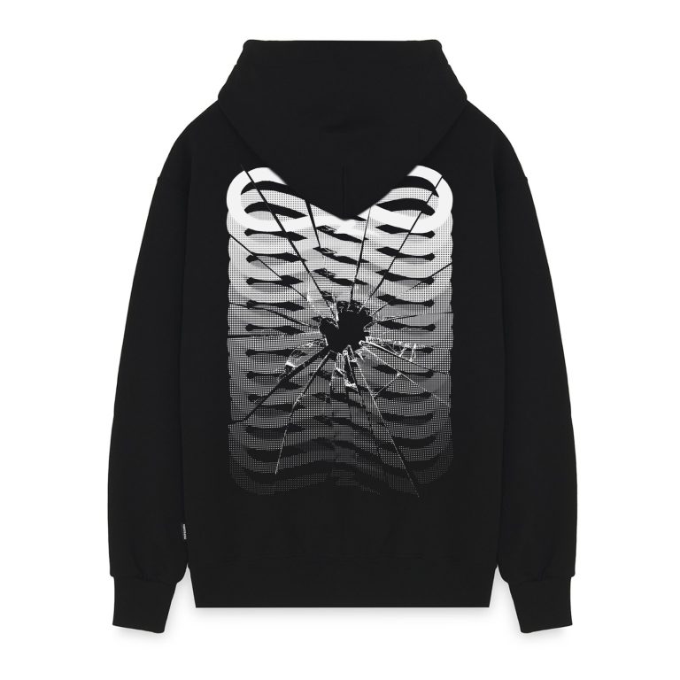 PROPAGANDA Ribs Glass Hoodie art. 25FWPRFE467 col. Black