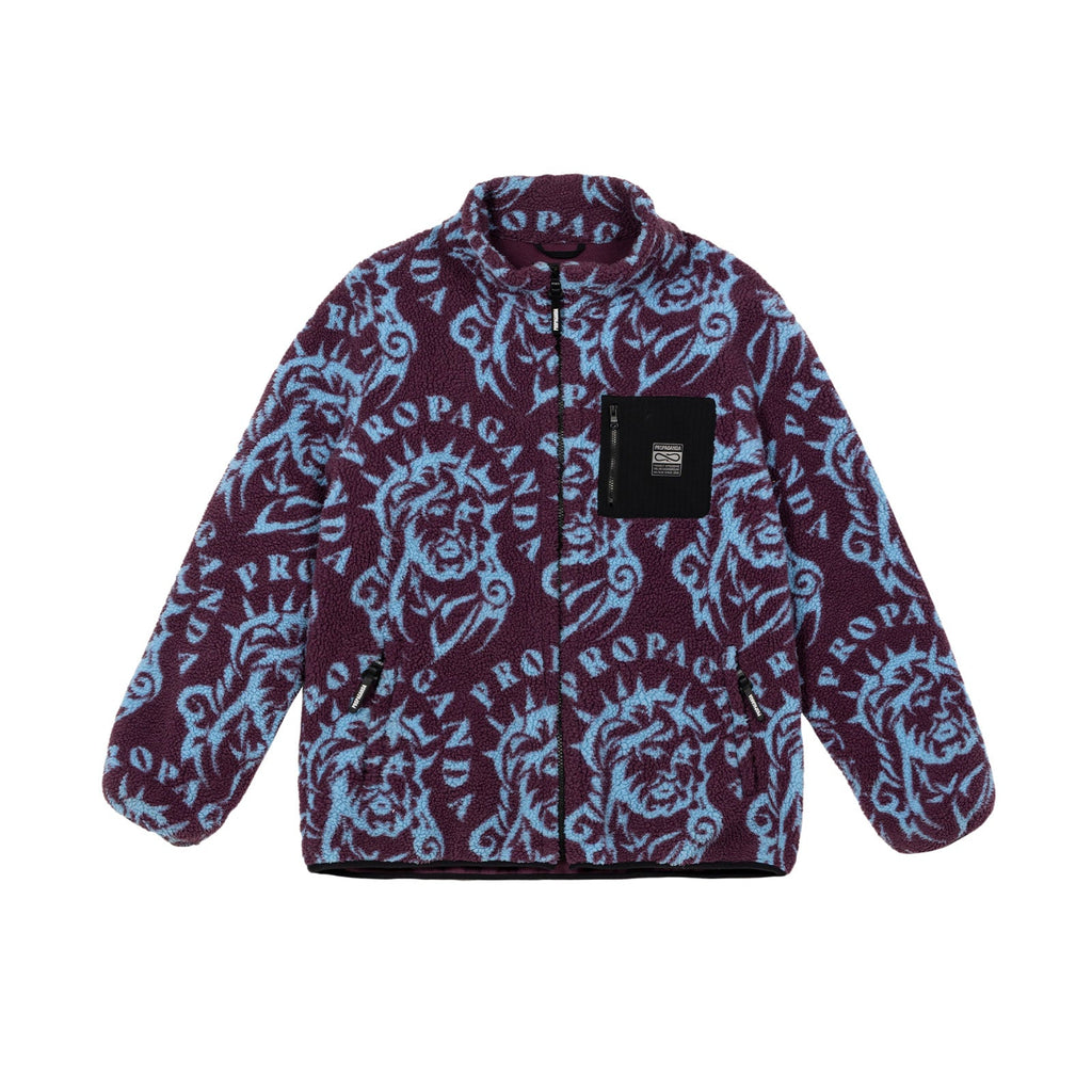 PROPAGANDA Sacred Sherpa Jacket art. 25FWPROU703 col. Purple