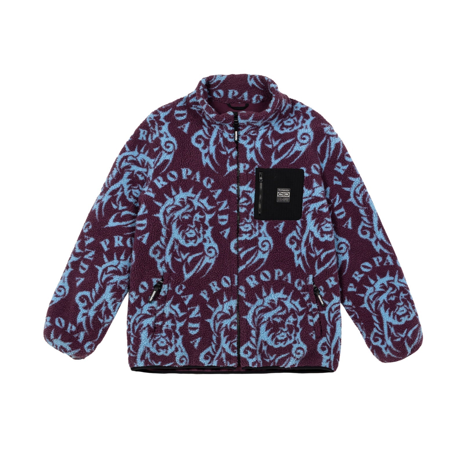 PROPAGANDA Sacred Sherpa Jacket art. 25FWPROU703 col. Purple