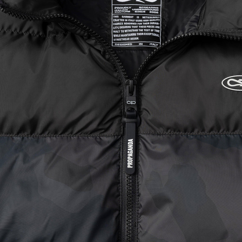 PROPAGANDA  Logo Atom Puffer Jacket art. 25FWPROU726 col. Grey