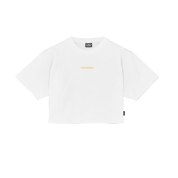 PROPAGANDA T-shirt Ribs Cropped art. 25SSPRTS976 col. White