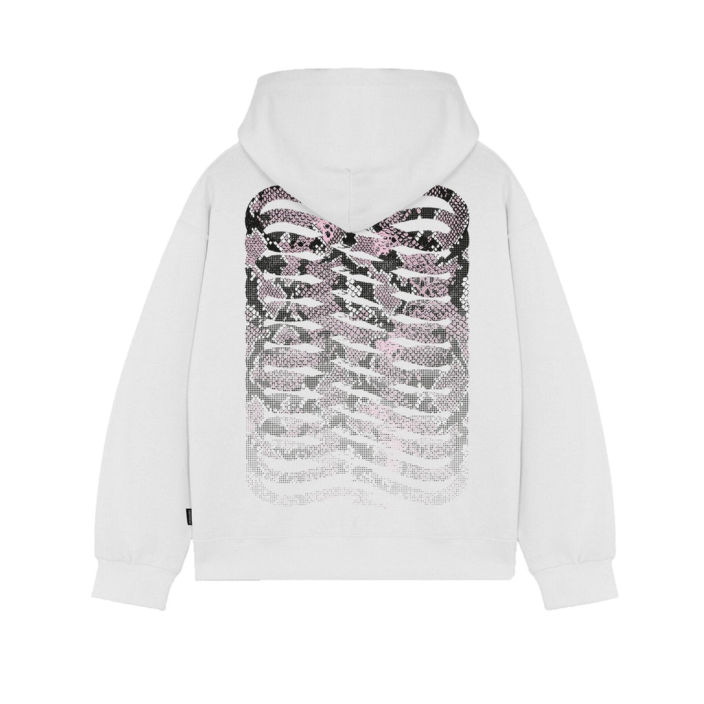 PROPAGANDA Felpa donna Ribs Python Pink  art. 26SSPRFE607 col. WHITE
