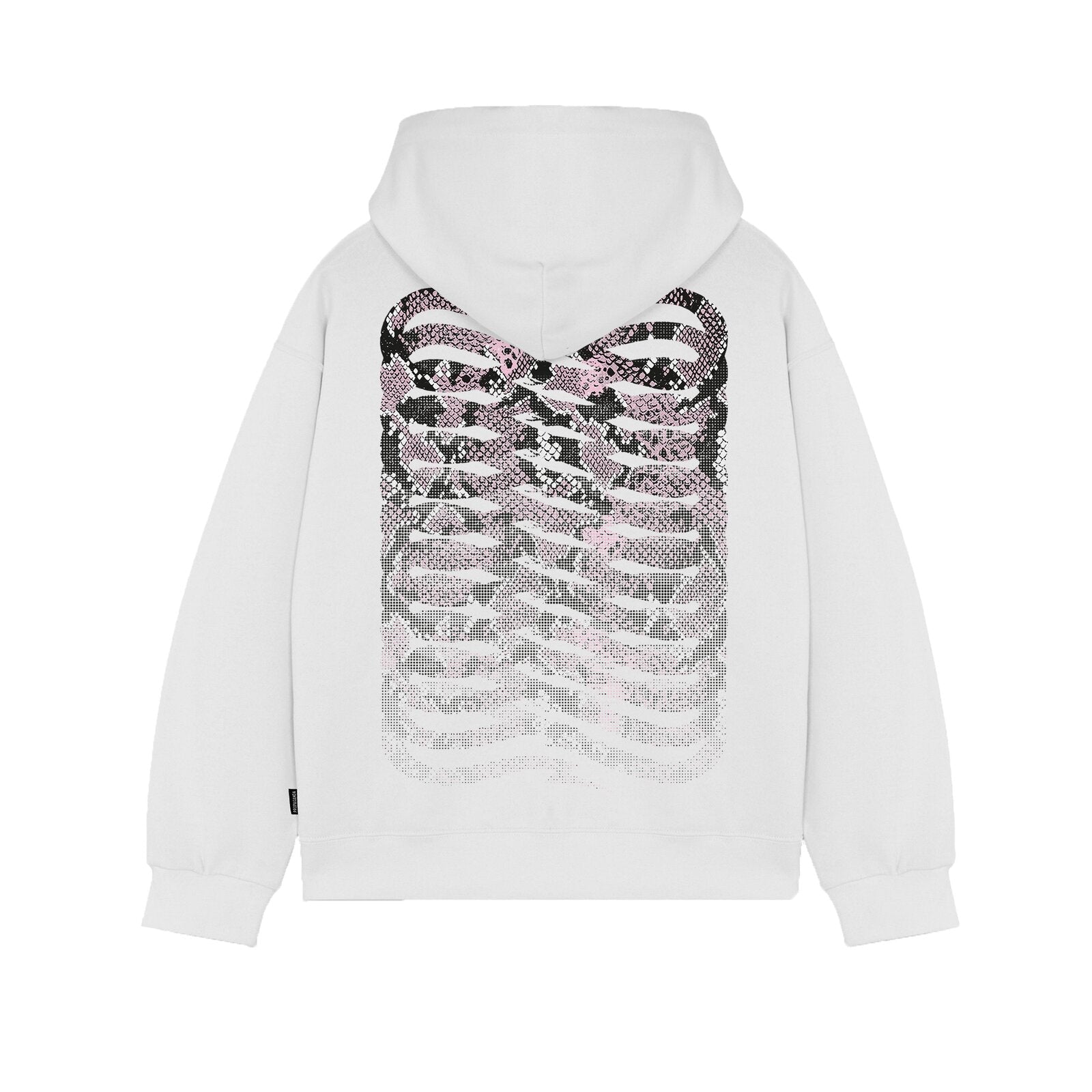 PROPAGANDA Felpa donna Ribs Python Pink  art. 26SSPRFE607 col. WHITE
