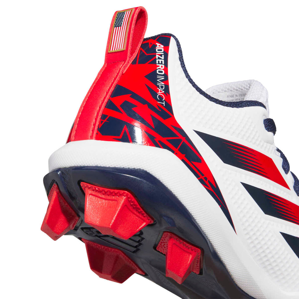 adidas Youth Adizero Impact Molded Rubber 2.0 USA Baseball Cleat