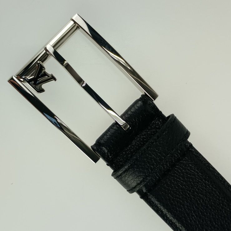 Louis Vuitton Saint Germain 35 mm Belt M8355 S Black Leather Men 100 40