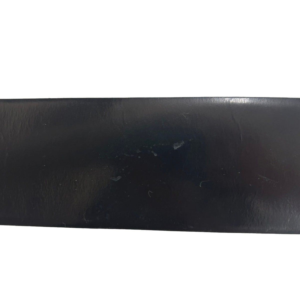 Celine Pelican Hook Buckle Leather Belt Black 30 75