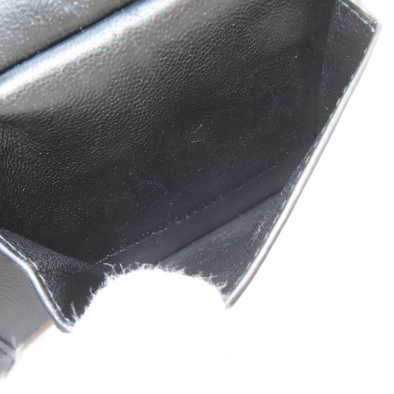 Balenciaga Logo Bifold Wallet Leather