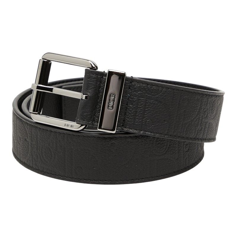 Dior Gravity Belt 95 Black Leather