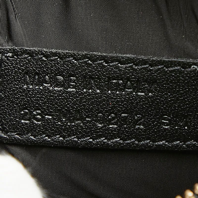 Dior Saddle Black Fabric Leather