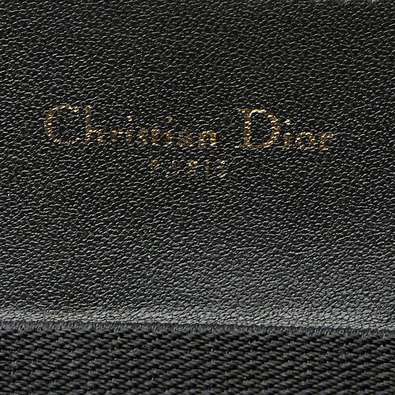 Dior Saddle Black Fabric Leather