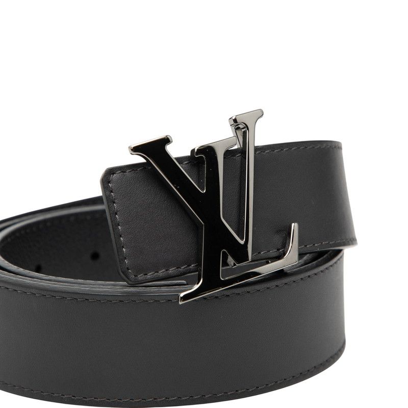 Louis Vuitton Ceinture LV Belt 90 36 Black Leather