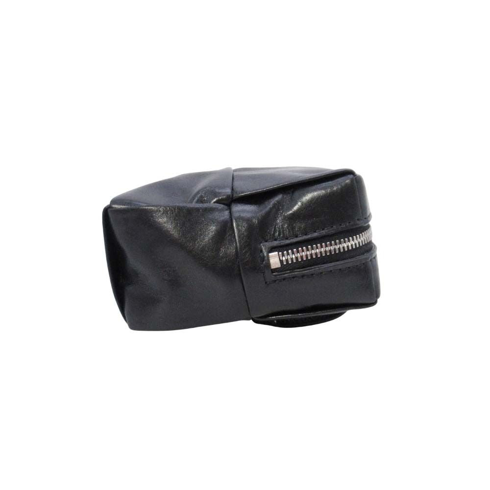 Bottega Veneta Maxi Intrecciato Leather Cassette Belt Pochette Pouch 95 Black