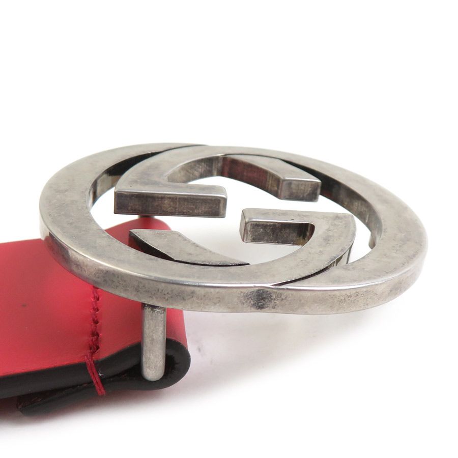 Gucci Belt Interlocking Red
